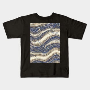 Natural polished marble and granite Kids T-Shirt